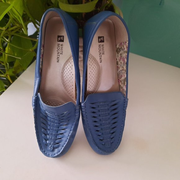 Vintage White Mountain Potluck Leather Slip On Loafers - Picture 7 of 14